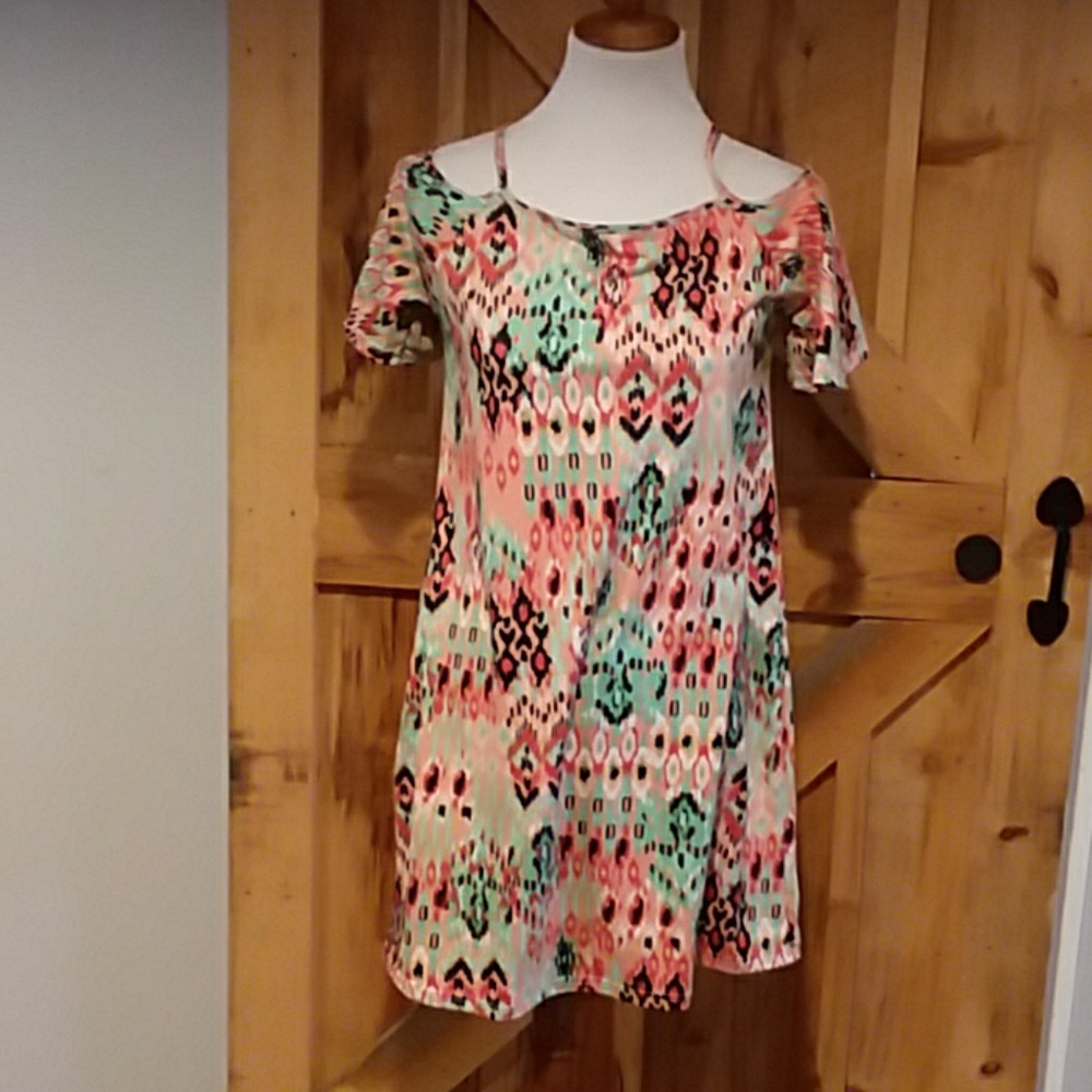 Cold shoulder dress